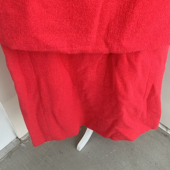 Vintage 60s Coral Two Piece Dress Set - Picture 5 of 16